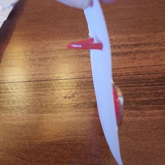 Butterfly earrings cotton thread - Picture 9 of 10